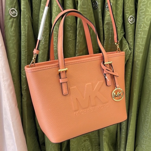 MICHAEL KORS
Jet Set Travel Extra-Small Embossed Pebbled Leather Tote Bag - Picture 15 of 16